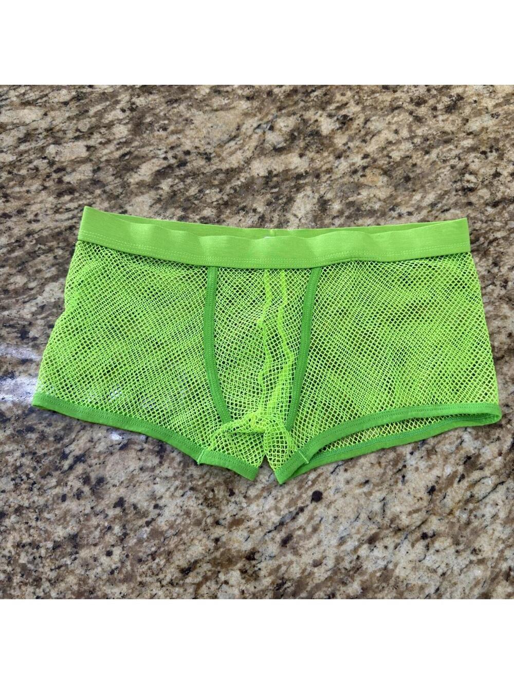 Men's Green Boxers-and-brief